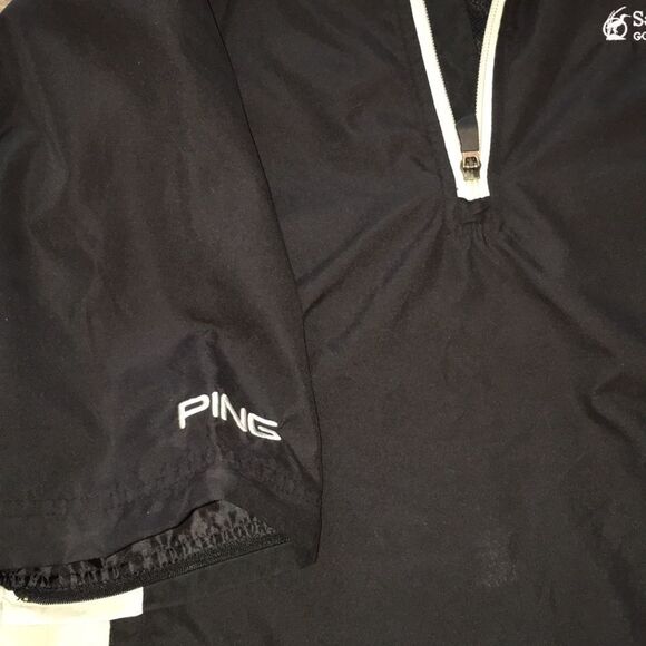 Ping Man Sandpiper Golf SS Bag wind Shirt Jacket L - Picture 3 of 6